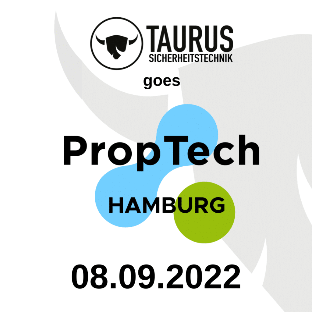 PropTech Hamburg Banner - Presse - TAURUS Sicherheitstechnik