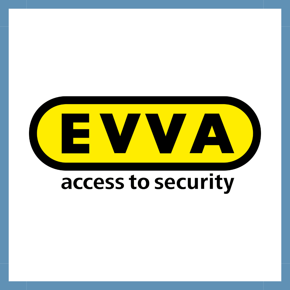 EVVA - Logo - blauer Rahmen - Website Hersteller