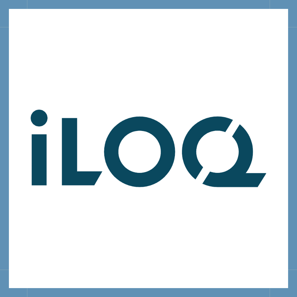 iLOQ - Logo - blauer Rahmen - Website Hersteller